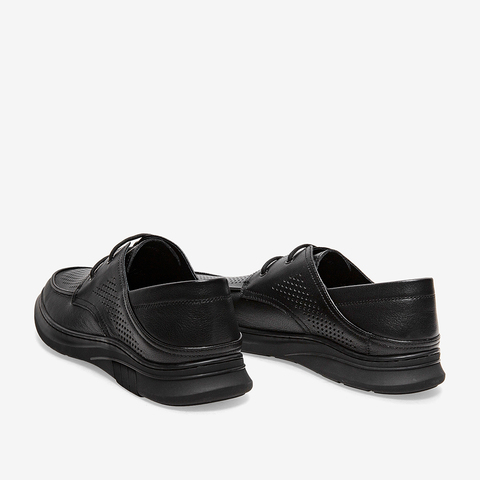 百思图2022夏季新款商场同款潮流商务通勤舒适男休闲皮鞋QA950BM2