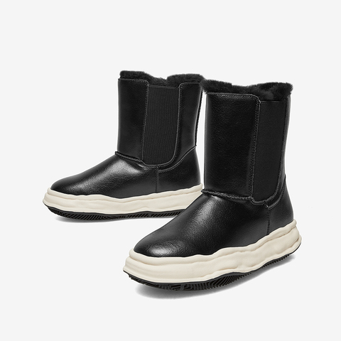 百思图2022冬季新款商场同款时尚潮流保暖舒适雪地靴女靴CD176DZ2