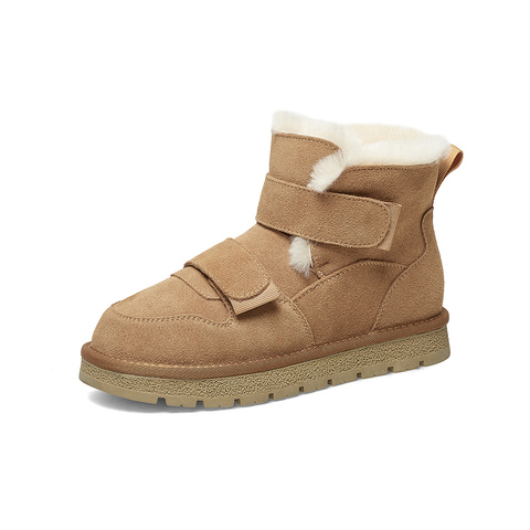 百思图2022冬季新款商场同款时尚潮流保暖舒适雪地靴女靴CD236DD2