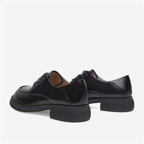 百思图2023秋季新款商场同款时尚潮流通勤牛津鞋女单鞋VHN20AM3