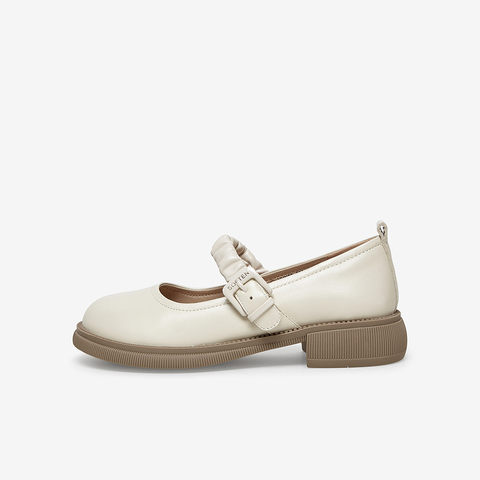 百思图2023春季新款商场同款时尚复古法式玛丽珍鞋女单鞋VHN03AQ3