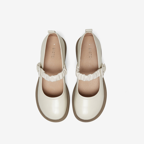 百思图2023春季新款商场同款时尚复古法式玛丽珍鞋女单鞋VHN03AQ3