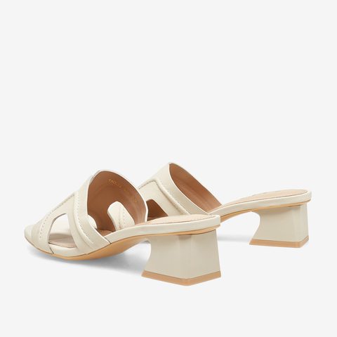 百思图2023夏季新款商场同款简约时尚粗跟一字拖女拖鞋TNE22BT3