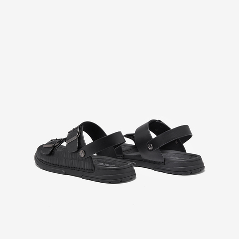 百思图2023夏季新款商场同款时尚休闲运动凉厚底男凉鞋23501BL3