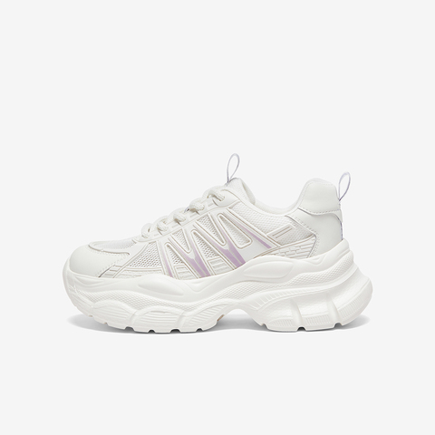 百思图2023夏季新款商场同款时尚运动老爹鞋厚底女休闲鞋BA678BM3