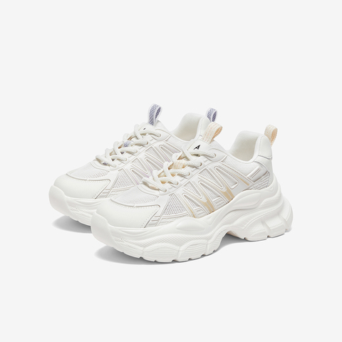 百思图2023夏季新款商场同款时尚运动老爹鞋厚底女休闲鞋BA678BM3