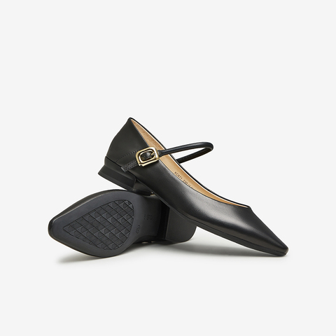 百思图2023秋季新款商场同款时髦法式玛丽珍粗跟女单鞋KC871CQ3