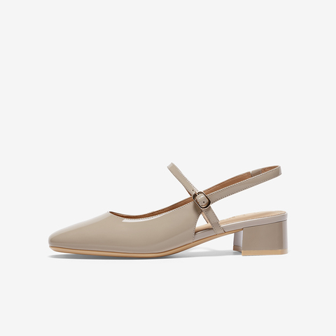 百思图2023夏季新款商场同款时尚简约复古粗跟后空女凉鞋TZT01BH3