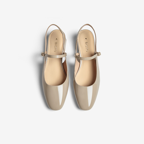 百思图2023夏季新款商场同款时尚简约复古粗跟后空女凉鞋TZT01BH3