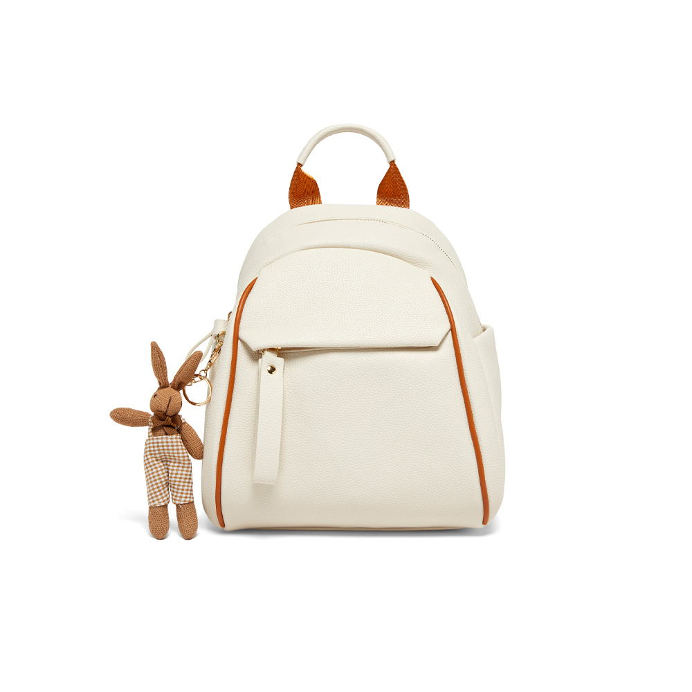 百思图2023秋季新款商场同款时髦休闲大容量双肩包女X3049CX3