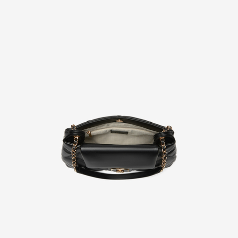 百思图2023冬季新款时尚简约菱格腋下包单肩包女X3270DX3