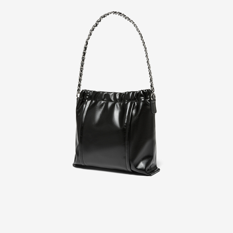 百思图2023冬季新款时尚简约休闲托特包单肩包女X3269DX3