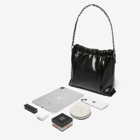 百思图2023冬季新款时尚简约休闲托特包单肩包女X3269DX3