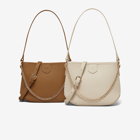 百思图2023冬季新款时髦休闲水桶包单肩斜挎包女X3262DX3