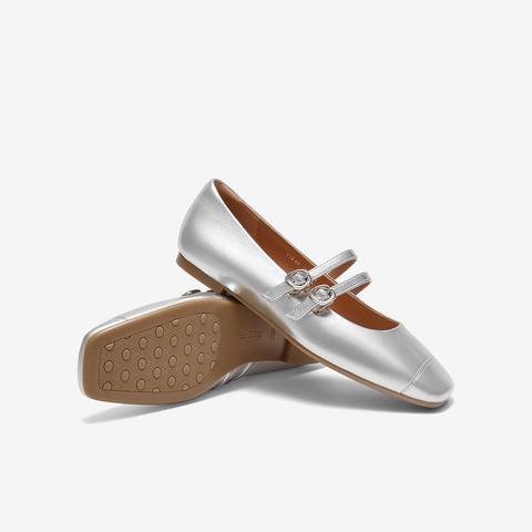 百思图2023秋季新款商场同款时尚法式玛丽珍鞋方跟女单鞋TIK45CQ3