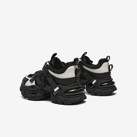 百思图2024春季新款时尚户外运动老爹鞋厚底女休闲鞋A7788AM4