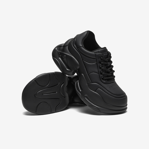 百思图2024春季新款时髦街头休闲老爹鞋厚底圆头女休闲鞋A2375AM4