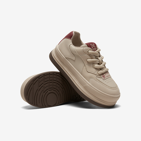 百思图2024春季新款时尚运动休闲板鞋厚底女休闲鞋TD168AM4