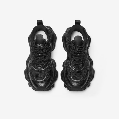 百思图2024春季新款时尚户外运动老爹鞋厚底女休闲鞋FD552AM4