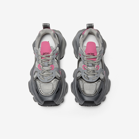 百思图2024春季新款时尚户外运动老爹鞋厚底女休闲鞋FD552AM4