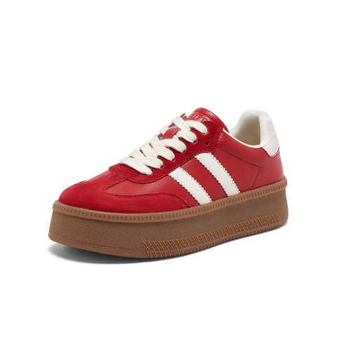 百思图2024春季新款商场同款时尚运动板鞋厚底女休闲鞋ID876AM4