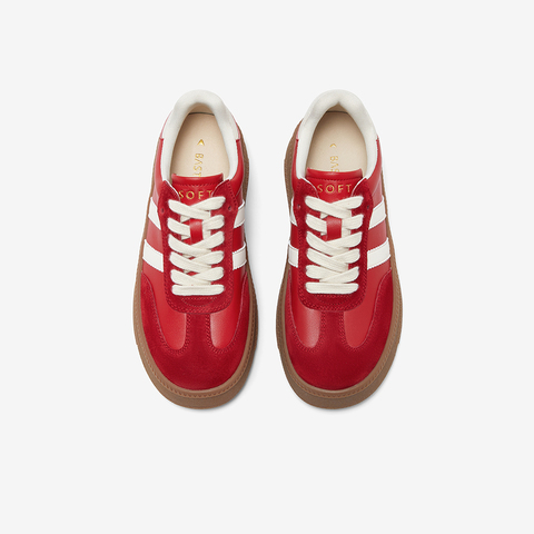 百思图2024春季新款商场同款时尚运动板鞋厚底女休闲鞋ID876AM4