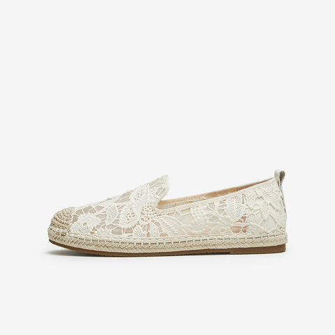 百思图2024夏季新款时尚复古休闲渔夫鞋乐福鞋平跟女单鞋BB958BA4