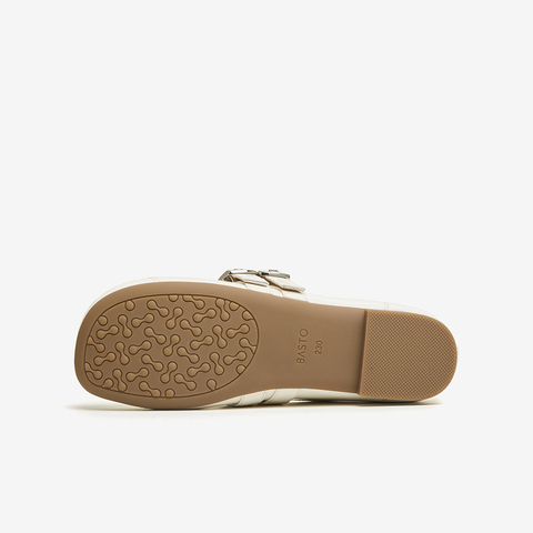 百思图2024春季新款时尚简约休闲玛丽珍鞋方跟浅口女单鞋TWQ27AQ4