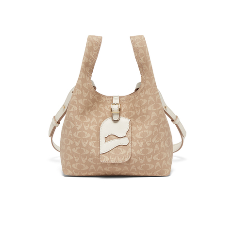 百思图2024夏季新款商场同款时尚复古休闲手提包单肩斜挎包女X3304BX4