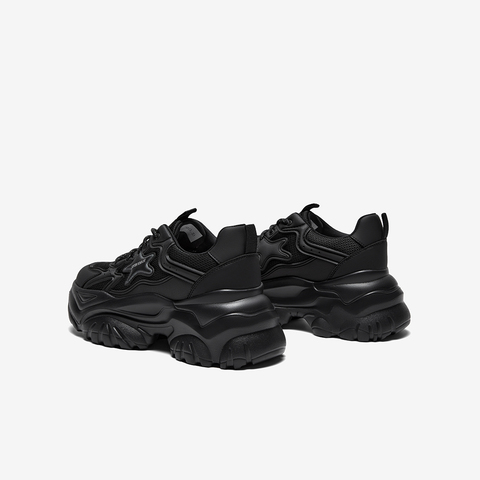 百思图2024春季新款商场同款时尚运动老爹鞋厚底女休闲鞋ZRUU2AM4