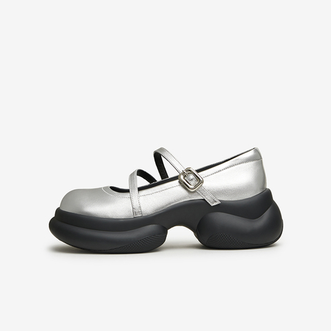 百思图2024春季新款商场同款时尚休闲玛丽珍粗跟女单鞋TQ322AQ4