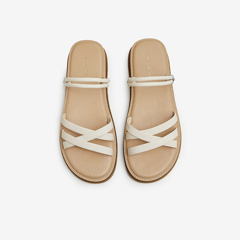 百思图2024夏季新款商场同款时尚户外休闲平跟女拖鞋Y2296BT4