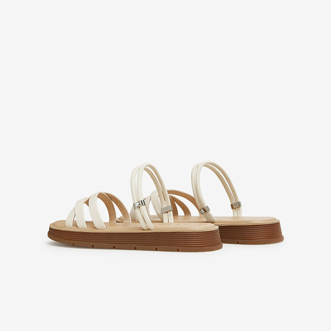 百思图2024夏季新款商场同款时尚户外休闲平跟女拖鞋Y2296BT4