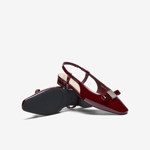 百思图2024夏季新款时尚潮流金属扣尖头粗跟后空女凉鞋M3236BH4