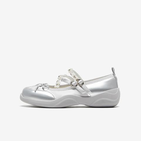 百思图2024秋季新款商场同款时尚休闲玛丽珍鞋厚底女单鞋UHA10CQ4