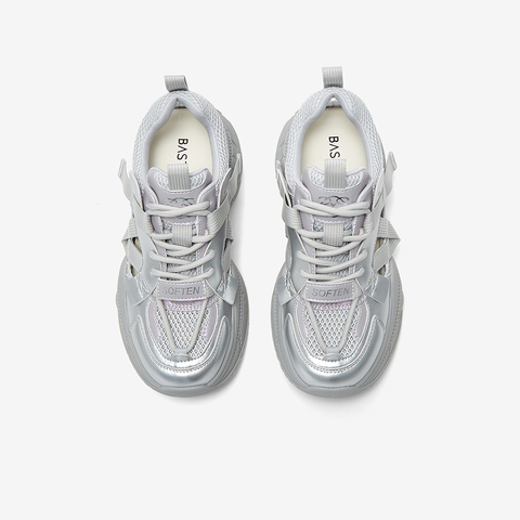 百思图2024秋季新款商场同款休闲老爹运动凉厚底女凉鞋A1688CH4