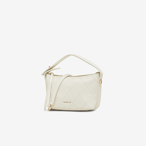 百思图2024秋季新款商场同款时髦通勤绗缝包单肩斜挎包女X3451CX4