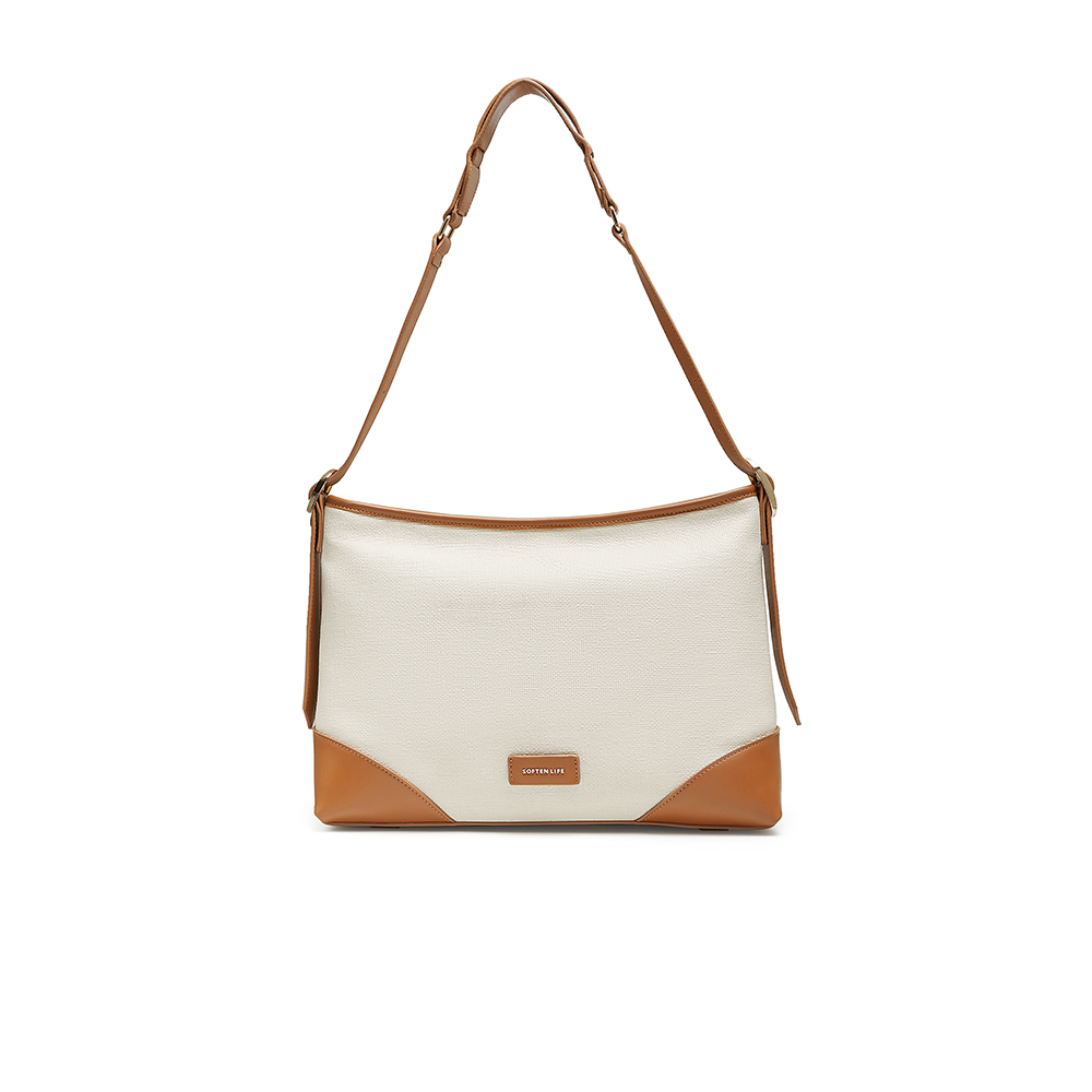 百思图2024秋季新款商场同款简约大容量托特包单肩包女X3415CX4