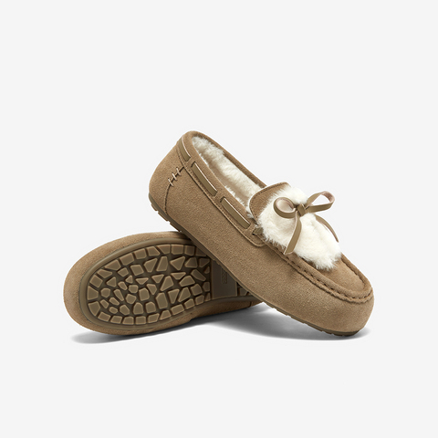 百思图2024冬季新款商场同款户外休闲毛毛鞋平跟女休闲鞋J7675DM4