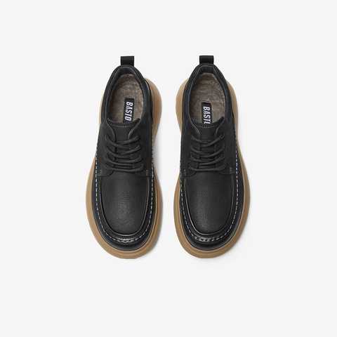 百思图2024冬季新款商场同款时尚户外工装鞋厚底男休闲鞋EUI09DM4