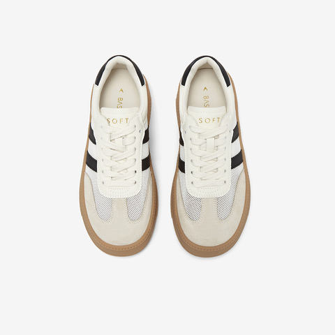 百思图2024春季新款商场同款时尚运动板鞋厚底女休闲鞋ID876AM4