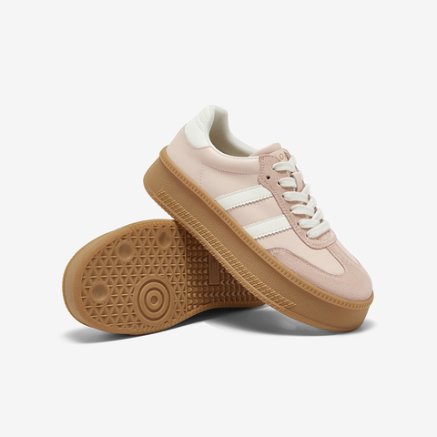 百思图2024春季新款商场同款时尚运动板鞋厚底女休闲鞋ID876AM4