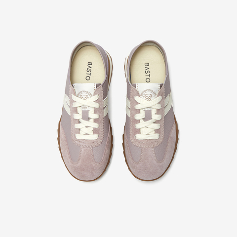 百思图2025春季新款简约户外运动德训鞋平跟女休闲鞋VPI06AM5