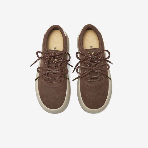 百思图2025春季新款时尚户外运动板鞋厚底女休闲鞋I5757AM5