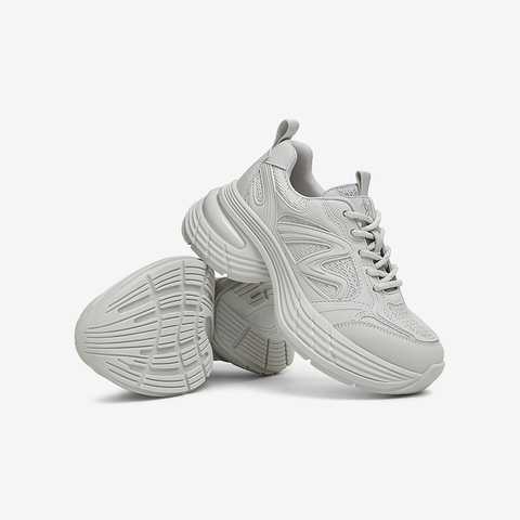 百思图2025春季新款时尚简约街头运动老爹鞋厚底女休闲鞋A9165AM5