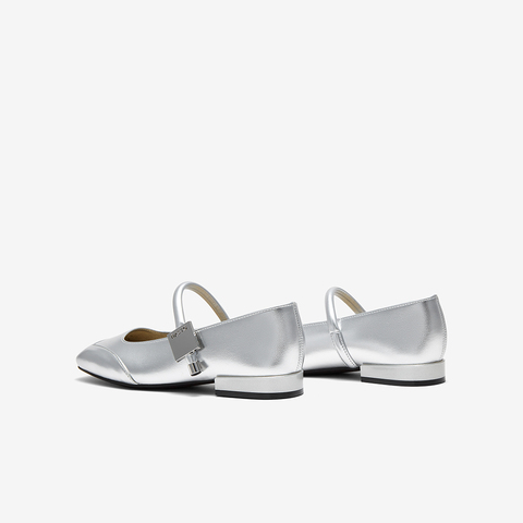 百思图2025春季新款商场同款时尚法式玛丽珍鞋粗跟女单鞋M3173AQ5