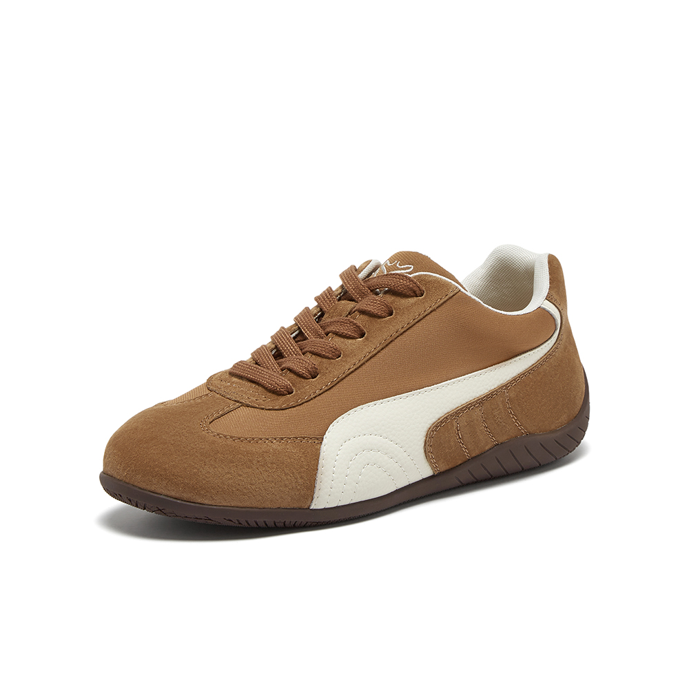 百思图2025春季新款时尚复古户外运动德训鞋平跟女休闲鞋A1936AM5