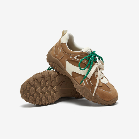 百思图2025春季新款商场同款时髦户外德训鞋厚底女休闲鞋A2070AM5