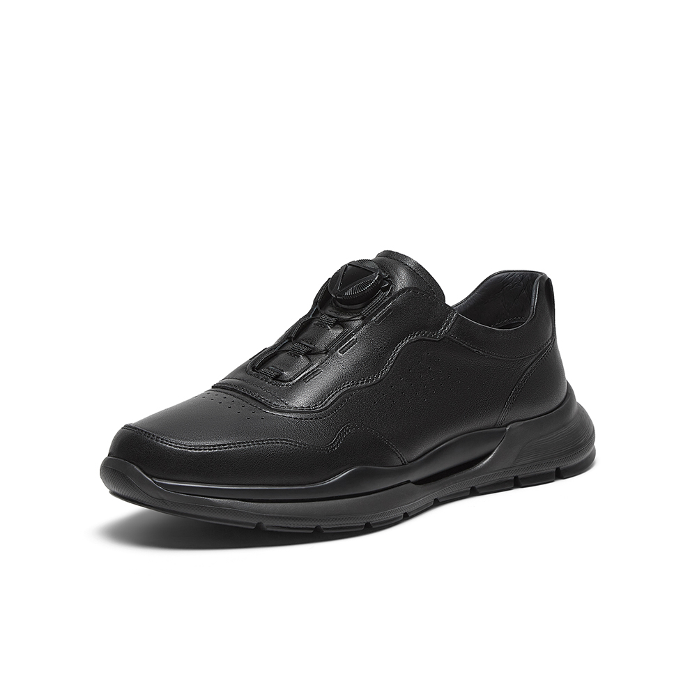 百思图2025春季新款商场同款简约户外厚底圆头男休闲鞋EAM05AM5