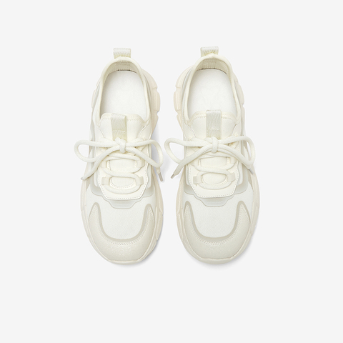 百思图2025春季新款商场同款户外运动老爹鞋厚底女休闲鞋BG341AM5